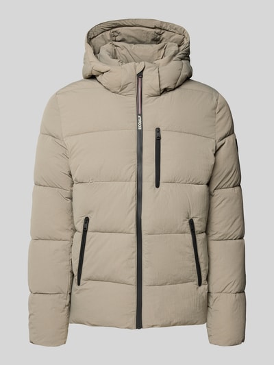 ECOALF Kurtka pikowana z kieszeniami zapinanymi na zamek błyskawiczny model ‘BAZON’ Piaskowy 2