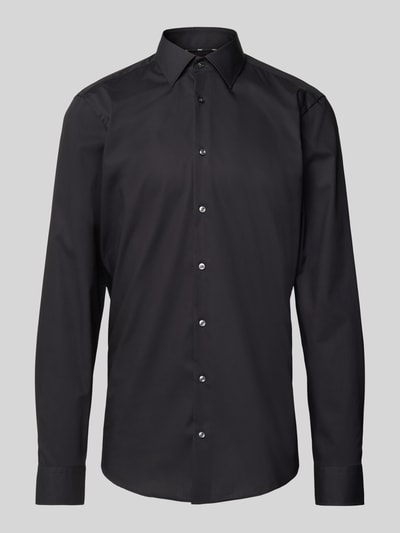 BOSS Regular Fit Businesshemd mit extra langem Arm Black 2