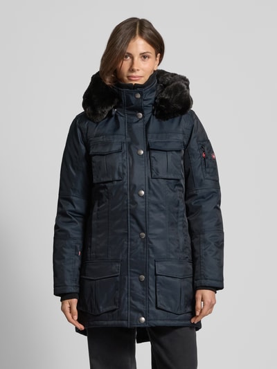 Wellensteyn Shaped Fit Funktionsjacke mit Stehkragen Modell 'SCHNEEZAUBER' Marine 4