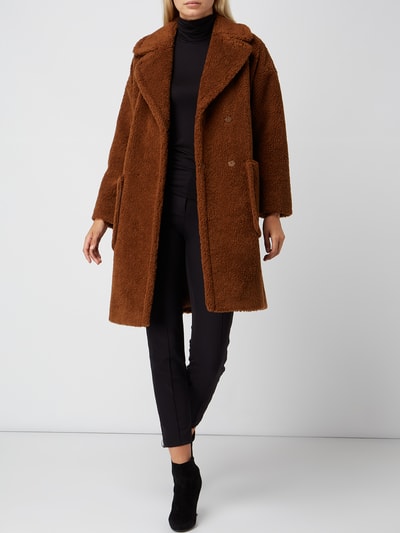 Weekend Max Mara Mantel aus Teddyfell  Mittelbraun 1