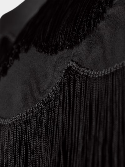Marc Jacobs Sweatshirt mit Fransen Schwarz 6