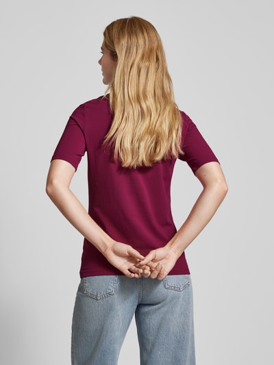 s.Oliver RED LABEL T-shirt met statementprint, model 'Enjoy' Bordeaux - 5