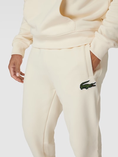Lacoste Sweatpants mit elastischen Abschlüssen Offwhite 3