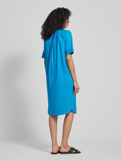 Christian Berg Woman Selection Midi-jurk met opstaande kraag Blauw - 5