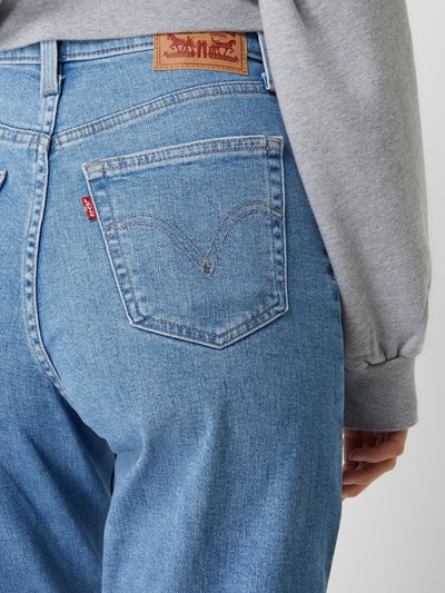 Levi's® Jeansy o kroju mom fit z dodatkiem streczu  Jeansowy niebieski 3