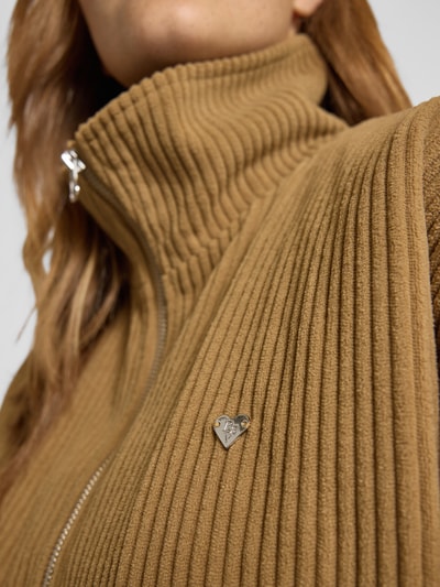 Review Regular fit jack in ribcordlook met logo-applicatie Camel - 3