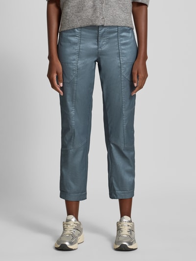 MAC Jeans mit Eingrifftaschen Modell 'IOWA' Silber 4