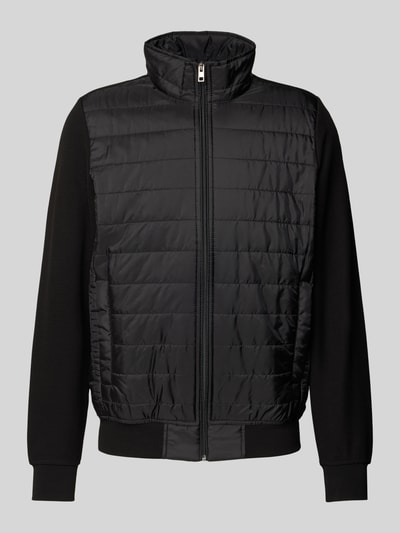 Christian Berg Men Sweatjacke mit Stehkragen Black 2