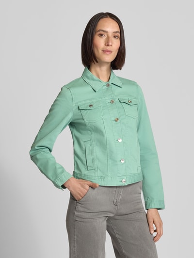Tom Tailor Regular Fit Jeansjacke aus Baumwoll-Mix Mint 4