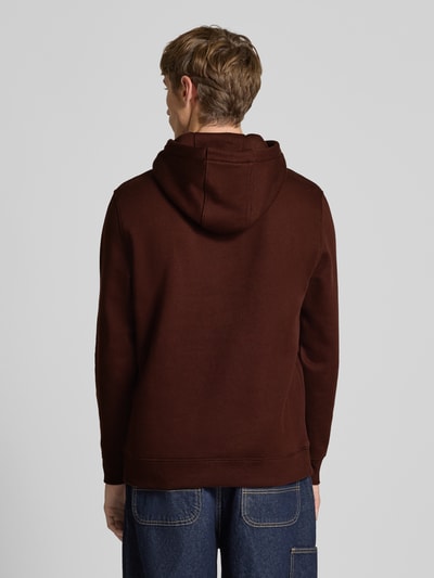 Tommy Jeans Bluza z kapturem o kroju regular fit z mieszanki bawełny Ciemnobrązowy 5