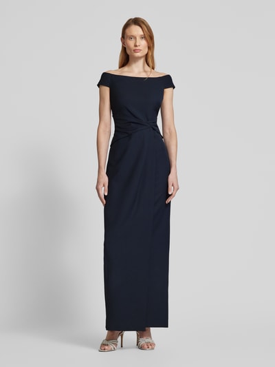 Lauren Ralph Lauren Off-Shoulder-Kleid mit Nahtreißverschluss Modell 'SARAN' Marine 4