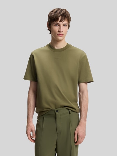 HUGO Regular Fit T-Shirt aus reiner Baumwolle Modell 'Dapolino' Khaki 4