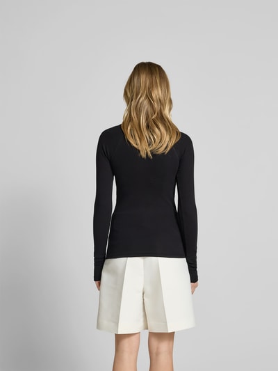 The Black Palms Longsleeve mit Label-Print Black 5
