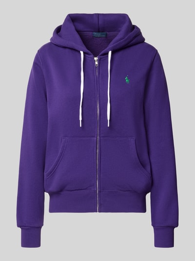 Polo Ralph Lauren regular fit sweatjack van katoenmix Helder paars - 1