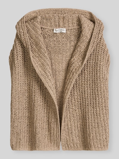 Marc O'Polo Regular Fit Strickcardigan aus Baumwoll-Mix Sand 2
