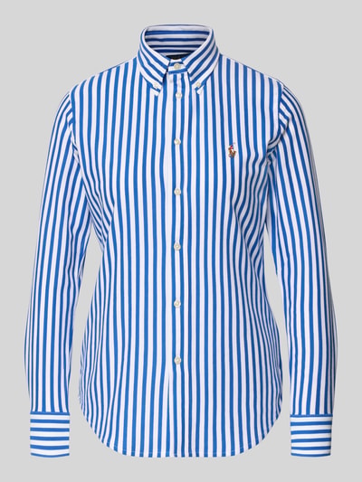 Productfoto, overhemdblouse met knoopsluiting van Polo Ralph Lauren, puur katoen, regular fit, button-downkraag, labelstitching, dames