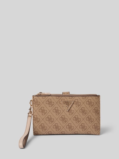 Guess Portemonnee met logodetail, model 'LAUREL' Taupe - 1