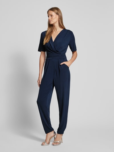 ZABAIONE Jumpsuit in wikkellook Donkerblauw - 1