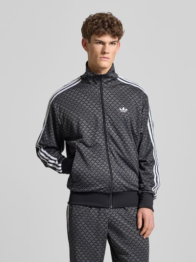adidas Originals Sweatjacke mit Stehkragen Modell “Firebird" Black 4