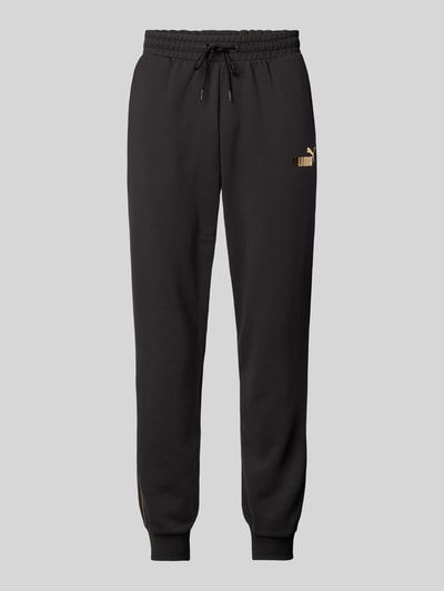 PUMA PERFORMANCE Relaxed fit sweatpants met labelprint Zwart - 2