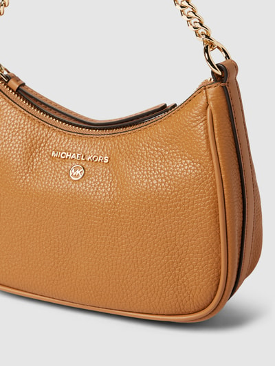 MICHAEL Michael Kors Saddle Bag mit Logo-Detail Modell 'JET SET CHARM' Camel 3