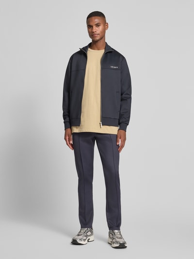 Les Deux Sweatpants met logoprint, model 'Ballier' Donkerblauw - 1