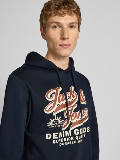 Jack & Jones Hoodie mit Kapuze Marine 3