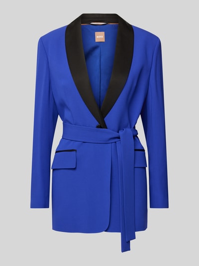 BOSS Black Women Blazer mit Bindegürtel Modell 'Jikela' Royal 1