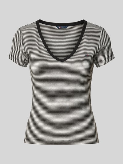 Tommy Jeans Slim fit T-shirt van katoenmix Zwart - 2