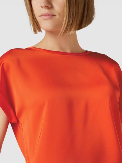 Vila T-Shirt mit Rundhalsausschnitt Modell 'VIELLETTE' Orange 3