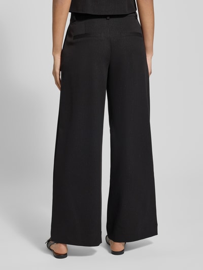 My Essential Wardrobe Spodnie materiałowe z kieszeniami z tyłu model ‘Reece’ Czarny 5