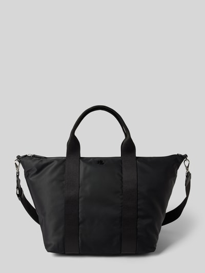 Lauren Ralph Lauren Shopper met logo-applicatie, model 'STEVIE' Zwart - 2