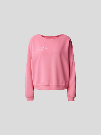 Juvia Sweatshirt mit Statement-Print Pink 2