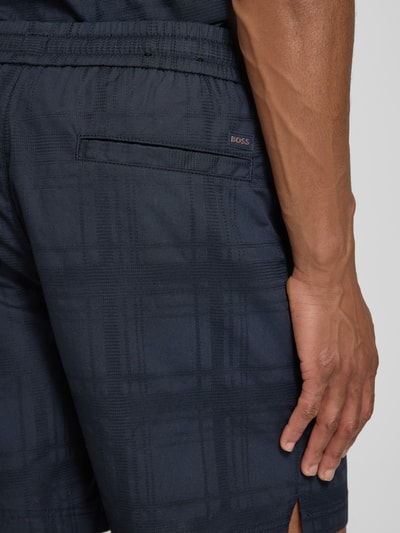 BOSS Orange Tapered Chinoshorts aus reiner Baumwolle Modell 'SANDREW_6_SHORTS' Marine 3