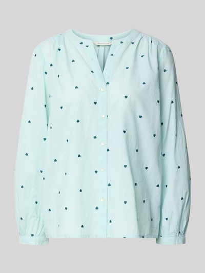 Tom Tailor Regular Fit Hemdbluse aus reiner Baumwolle Mint 2