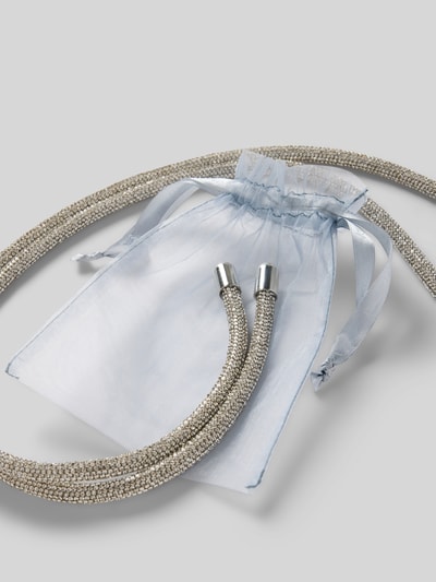 Vanzetti Gürtel mit Allover-Strasssteinbesatz Silber 3