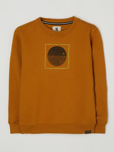 Garcia Sweatshirt van katoenmix Camel - 1