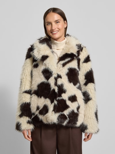 B.Young Jack van imitatiebont, model 'Bemio Cow Jacket' Offwhite - 4