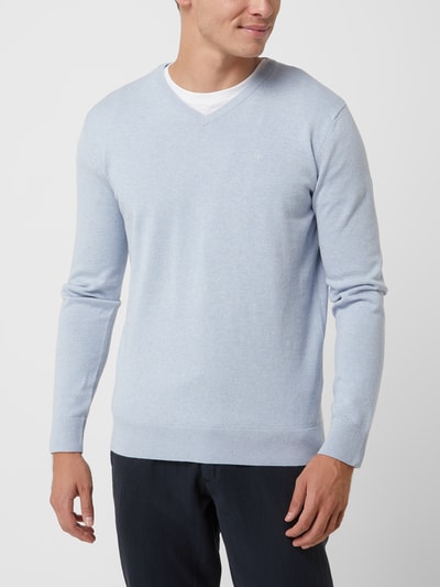 Tom Tailor Pullover aus Baumwolle Bleu meliert 4