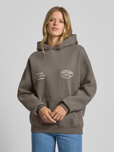 ANOTHER COTTON LAB Oversized Hoodie mit Kapuze Mittelgrau 4