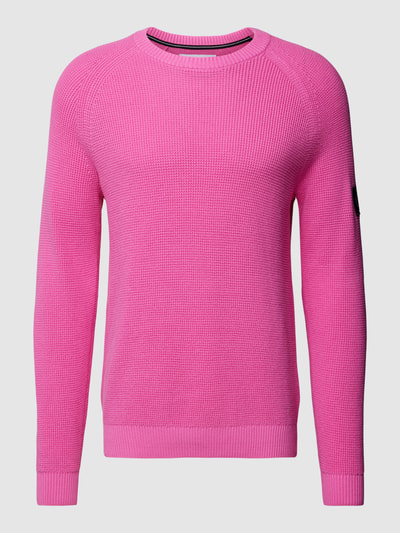 Calvin Klein Jeans Strickpullover mit Label-Patch Pink 2