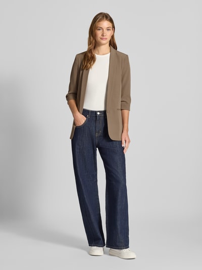 Only Żakiet długi o kroju regular fit z rękawem o dł. 3/4 model ‘ELLY’ Khaki 1