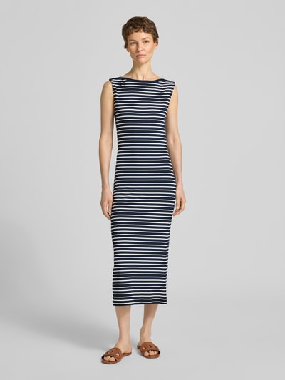 Tommy Hilfiger Enganliegendes Freizeitkleid aus Viskose-Mix Marine 4