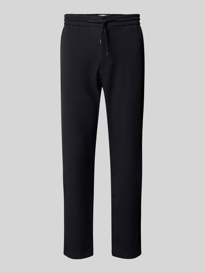 Les Deux Tapered Fit Stoffhose mit Tunnelzug Modell 'Como' Marine 2