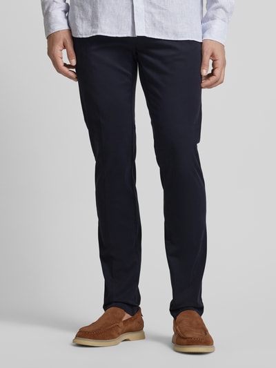 Baldessarini Slim fit chino met steekzakken Marineblauw - 4