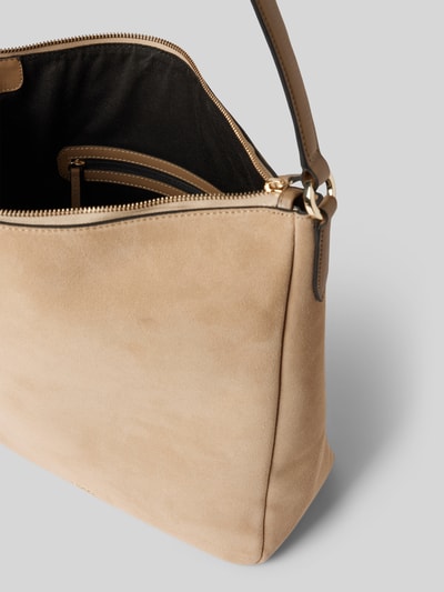 BOSS Handtasche mit Reißverschlussinnenfach Modell 'Alyce' Beige 5