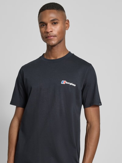 Berghaus T-Shirt mit Logo und Rundhalsausschnitt Black 3