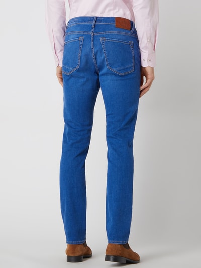 Brax Slim fit jeans met stretch, model 'Chuck' Jeansblauw - 5