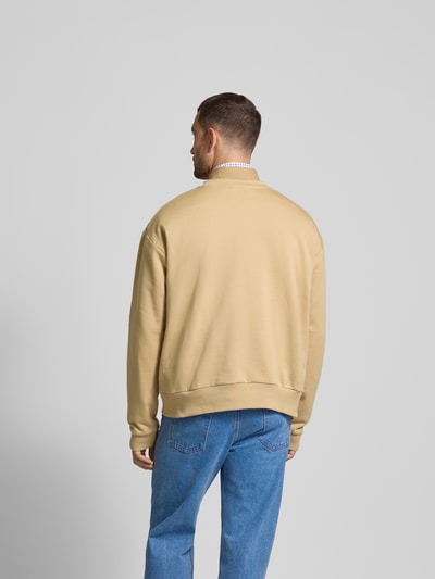 Marni Oversized Sweatshirt mit Label-Detail Camel 5