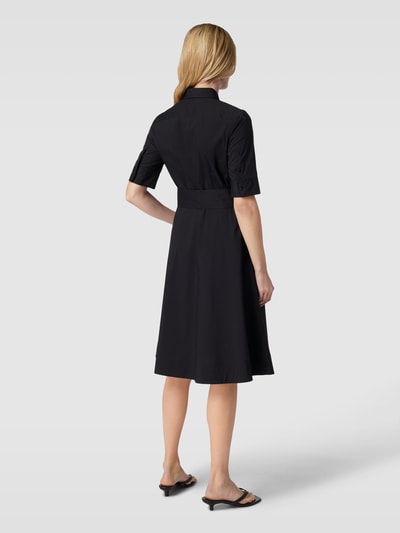 Lauren Ralph Lauren Hemdblusenkleid mit Taillengürtel Modell 'FINNBARR' Black 5